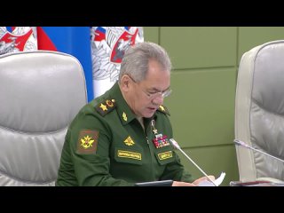 speech by defense minister shoigu